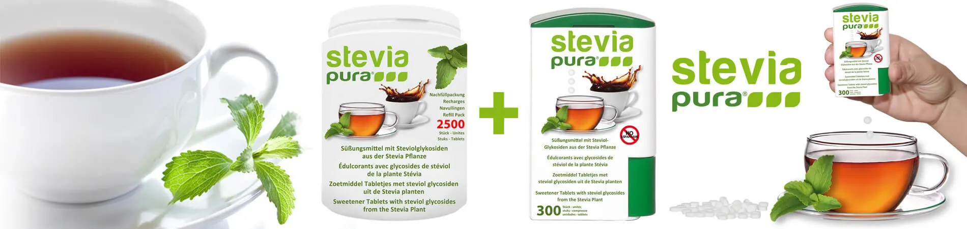 compresse di dolcificante Stevia Compresse di Stevia 2500...