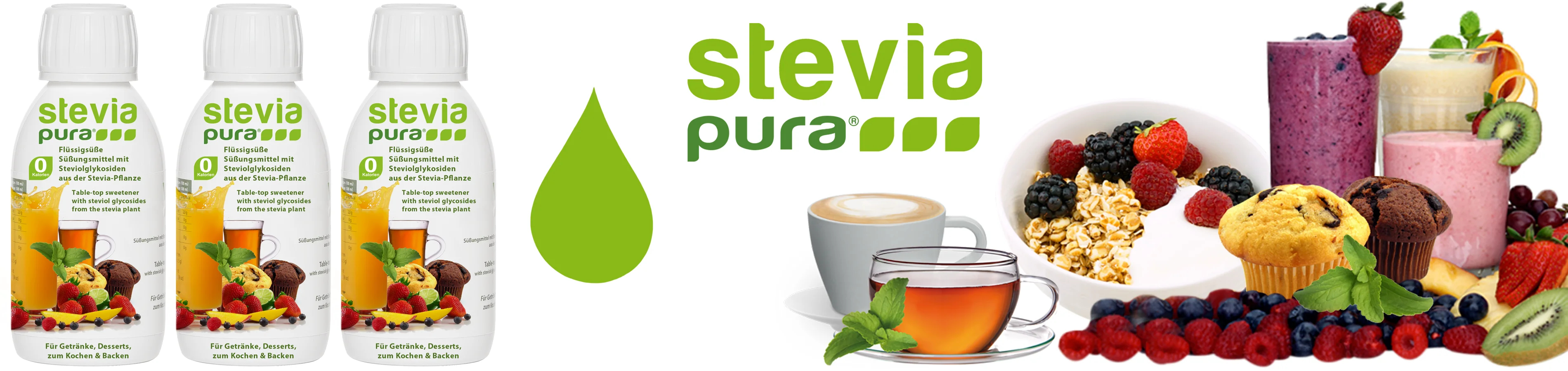 Stevia flüssig kaufen Stevia Flüssigsüße Stevia Drops...