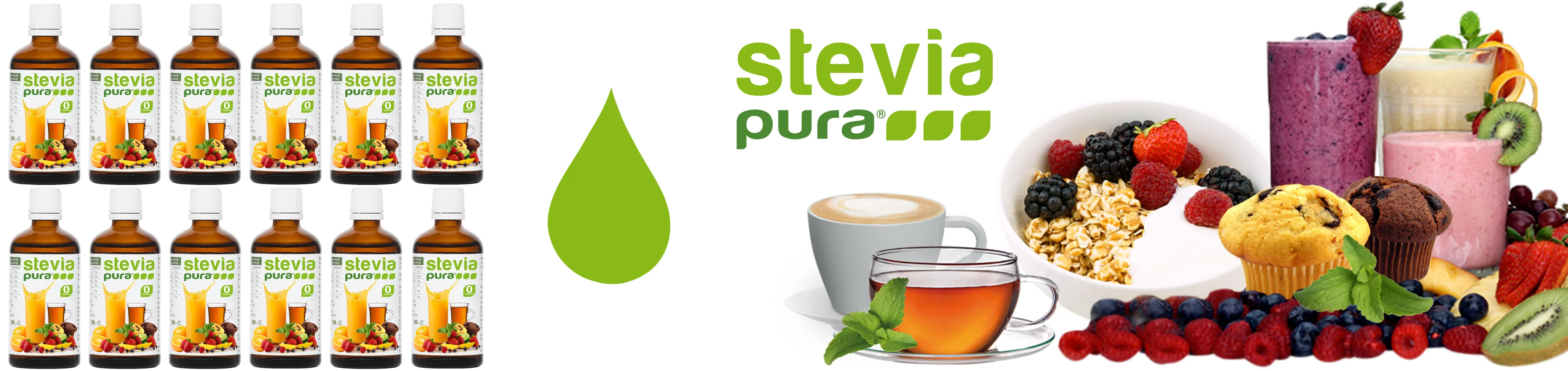 Shop Stevia liquid sweetener - buy Liquid Stevia Drops...