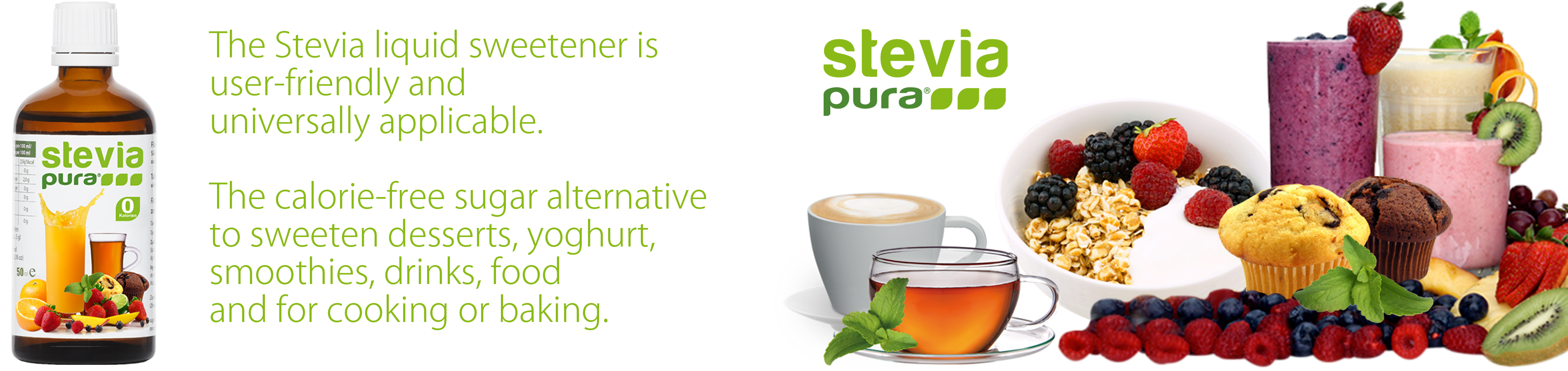 Stevia liquid shop Stevia liquid sweetener 50ml stevia pura
