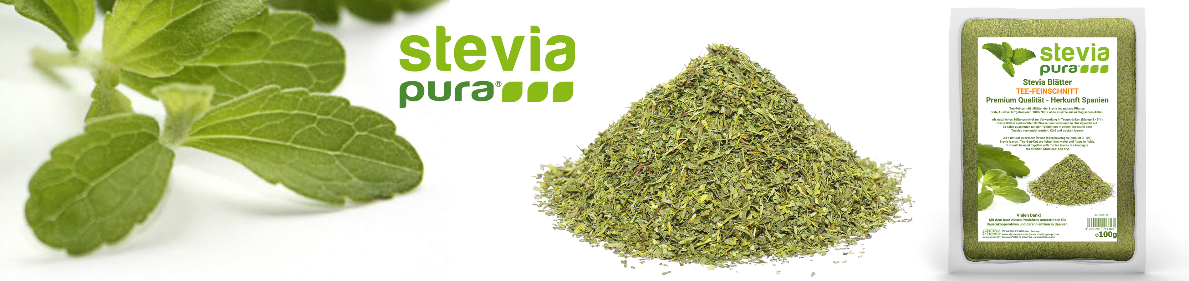 Bio Stevia Blätter Tee-Feinschnitt kaufen Stevia...