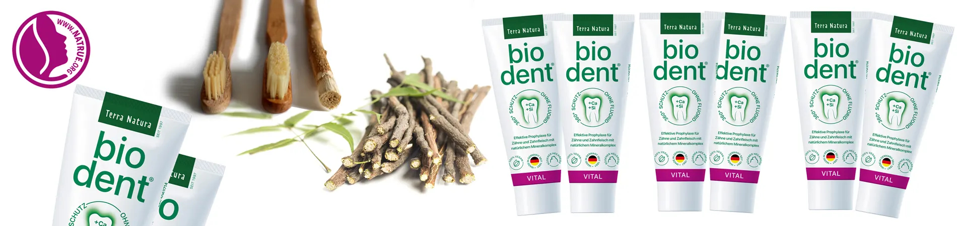Biodent Vital Zahncreme ohne Fluorid kaufen Terra Natura...