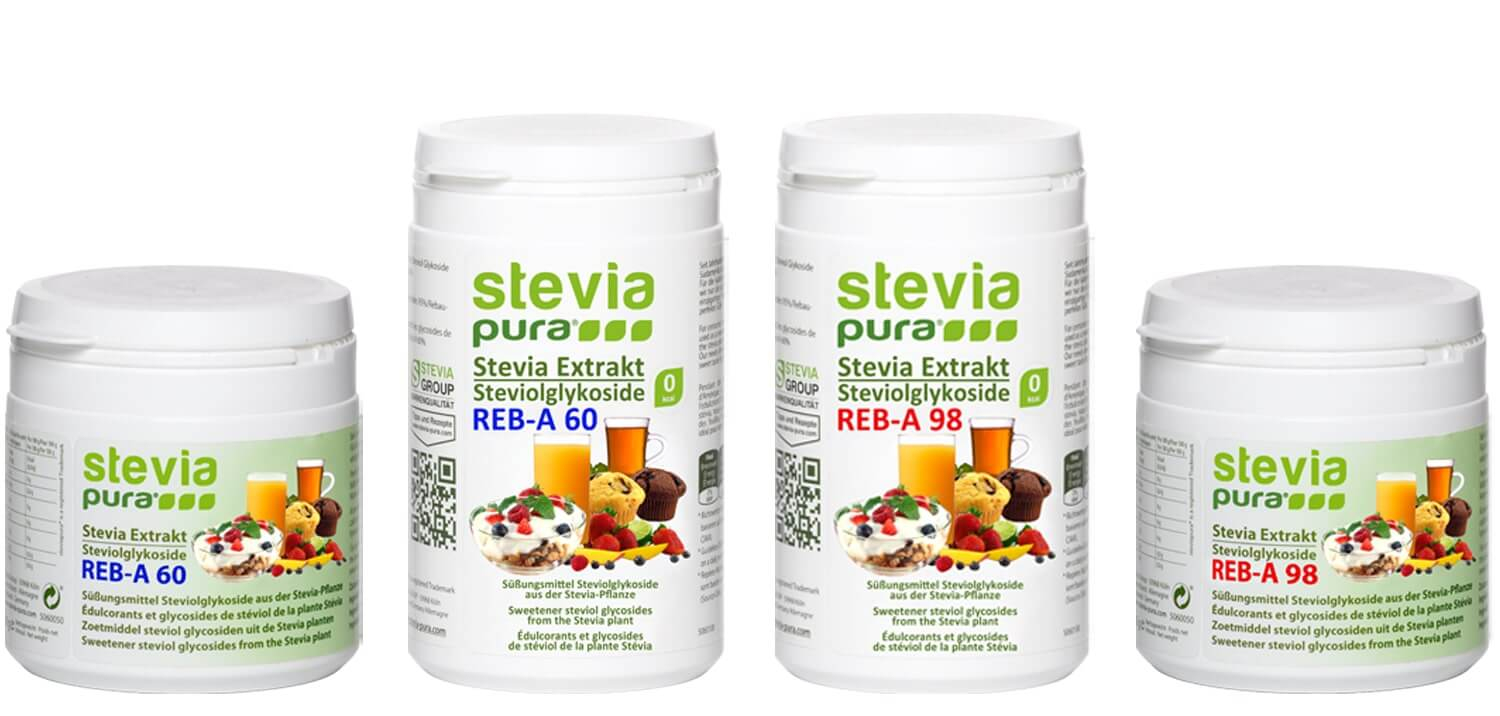 100% Pure Stevia powder Rebaudioside A 98% | steviapura Stevia Sweetener without additives | Shop Stevia extract powder stevia-pura