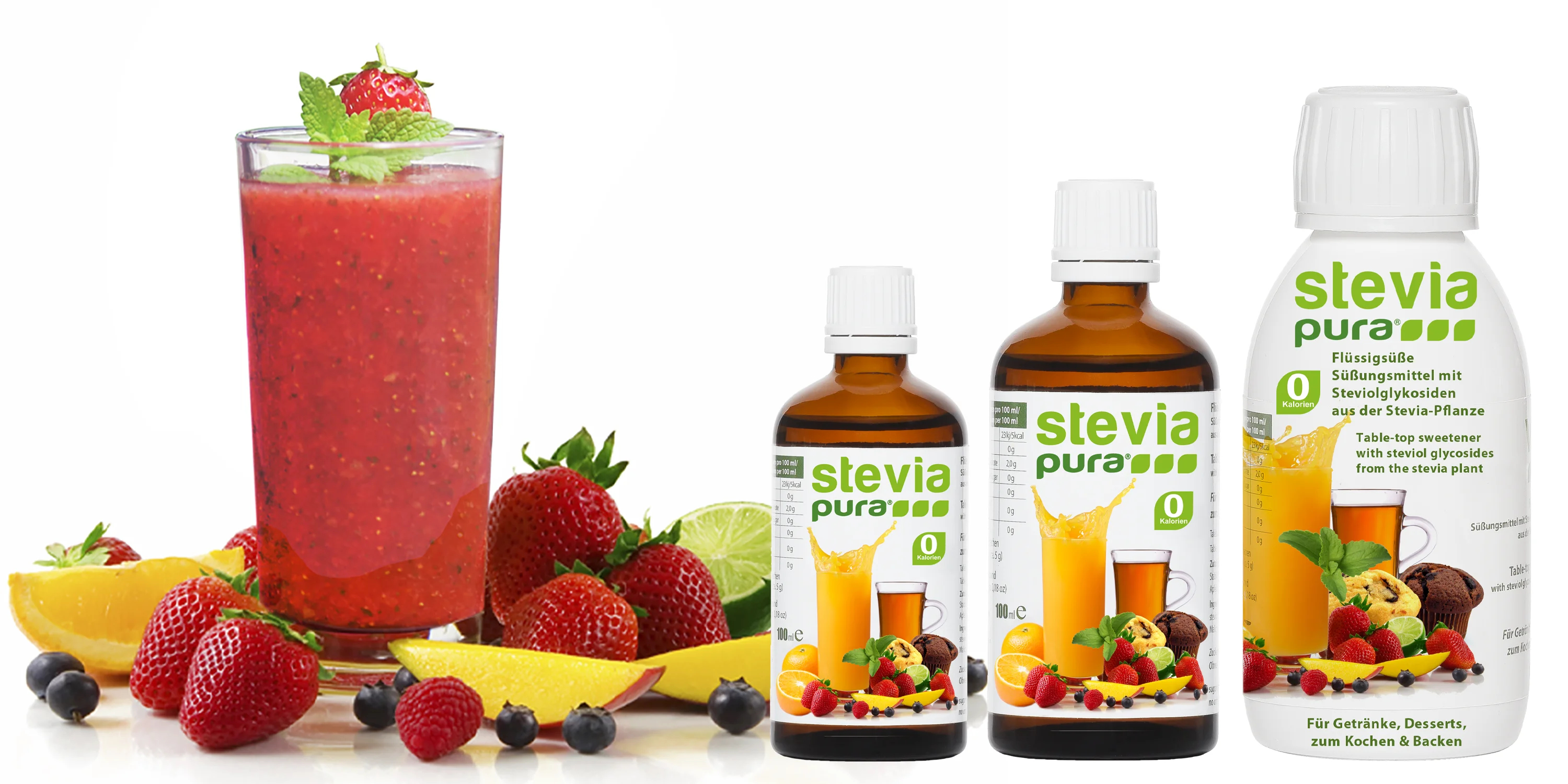 Stevia flüssig kaufen Stevia Flüssigsüße Stevia Drops Süßungsmittel Fluid steviapura