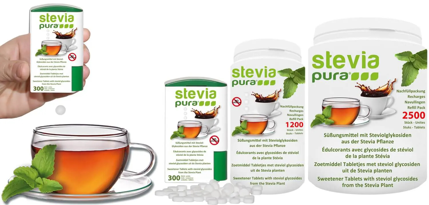 Stevia Süßstofftabletten kaufen steviapura Markenqualität