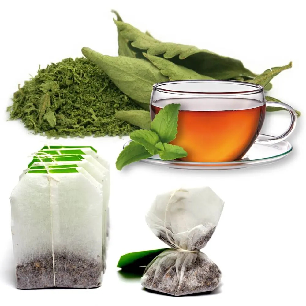 What is Stevia - Tea with Stevia Leaves and Tea Bags