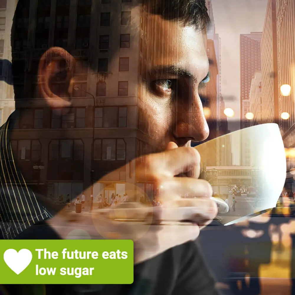 Enjoy coffee with Stevia