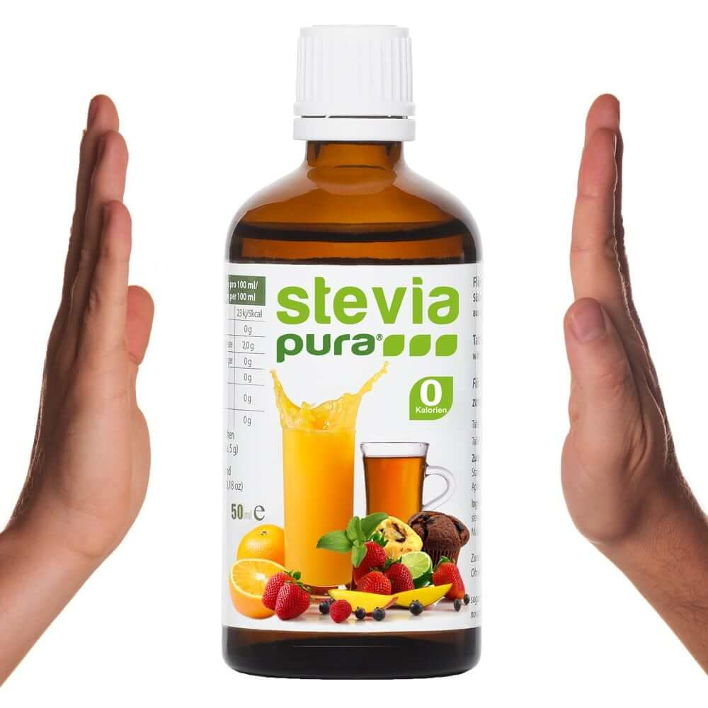 Preste atenção aos ingredientes do adoçante líquido Stevia 