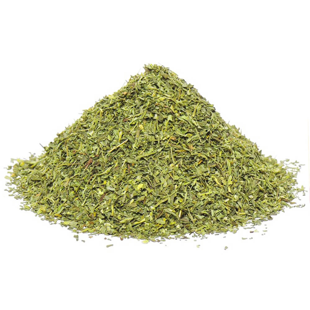 Stevia leaves tea bag cut