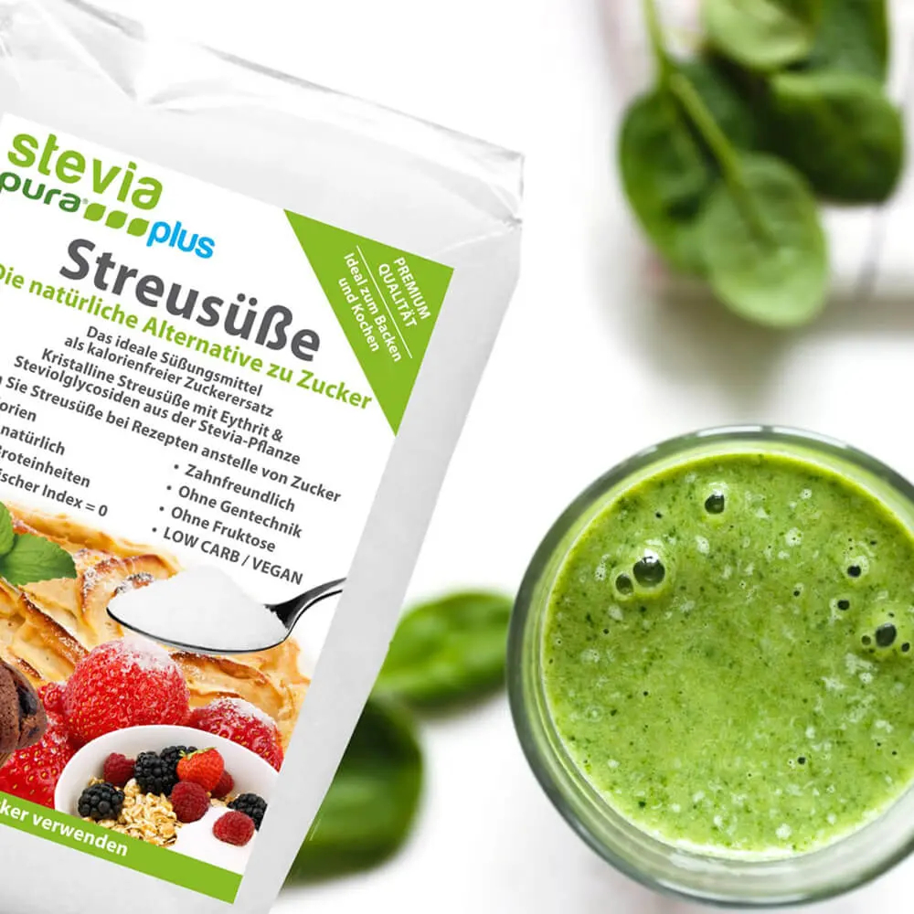 Erythritol und Stevia Crystalline Sweetener Sugar Substitute Crystal Sugar Smoothie