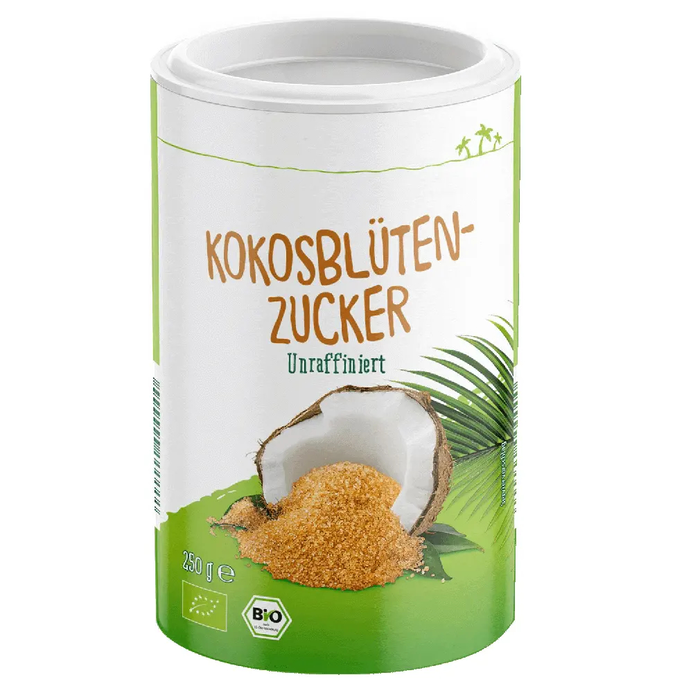 Sweetening without sugar Coconut blossom sugar