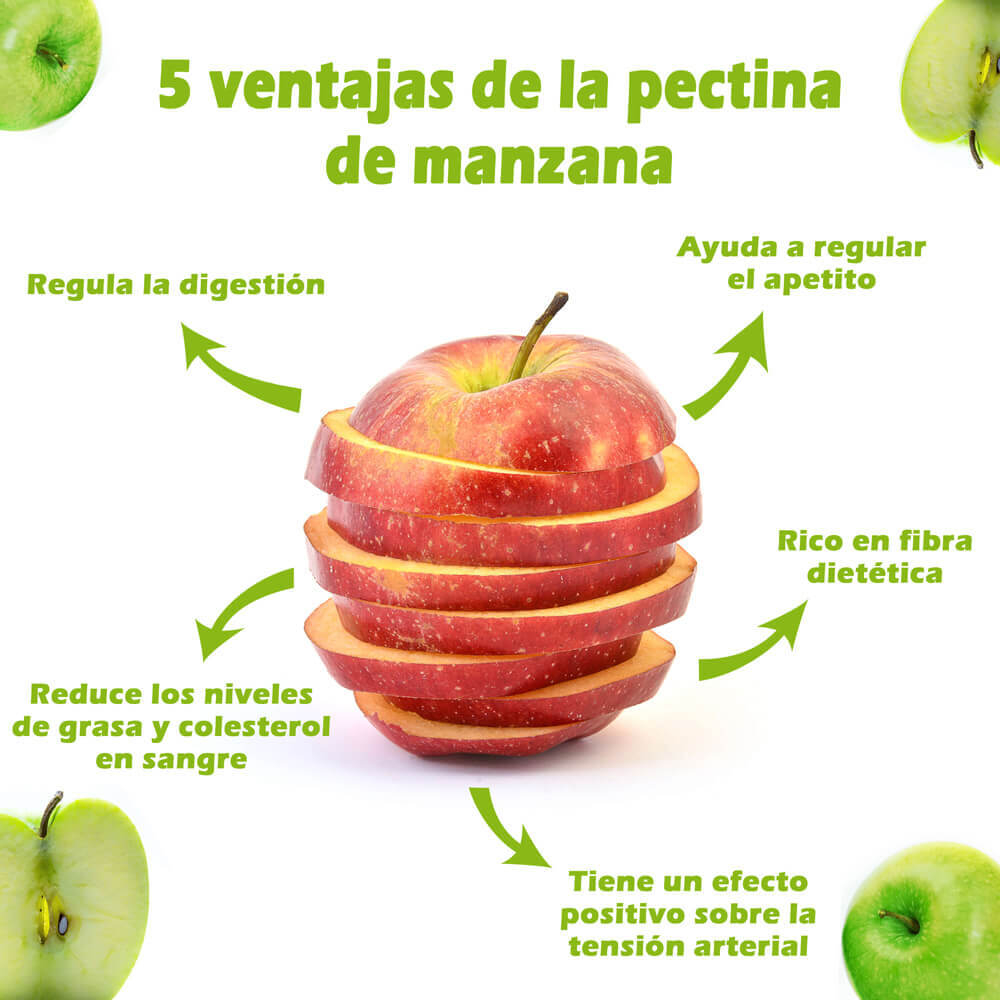 La pectina de manzana: propiedades y ventajas