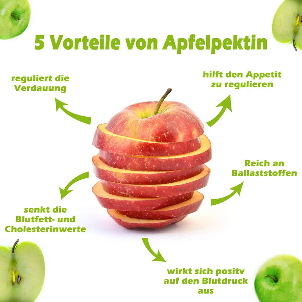 Apfelpektin: Eigenschaften und Vorteile.