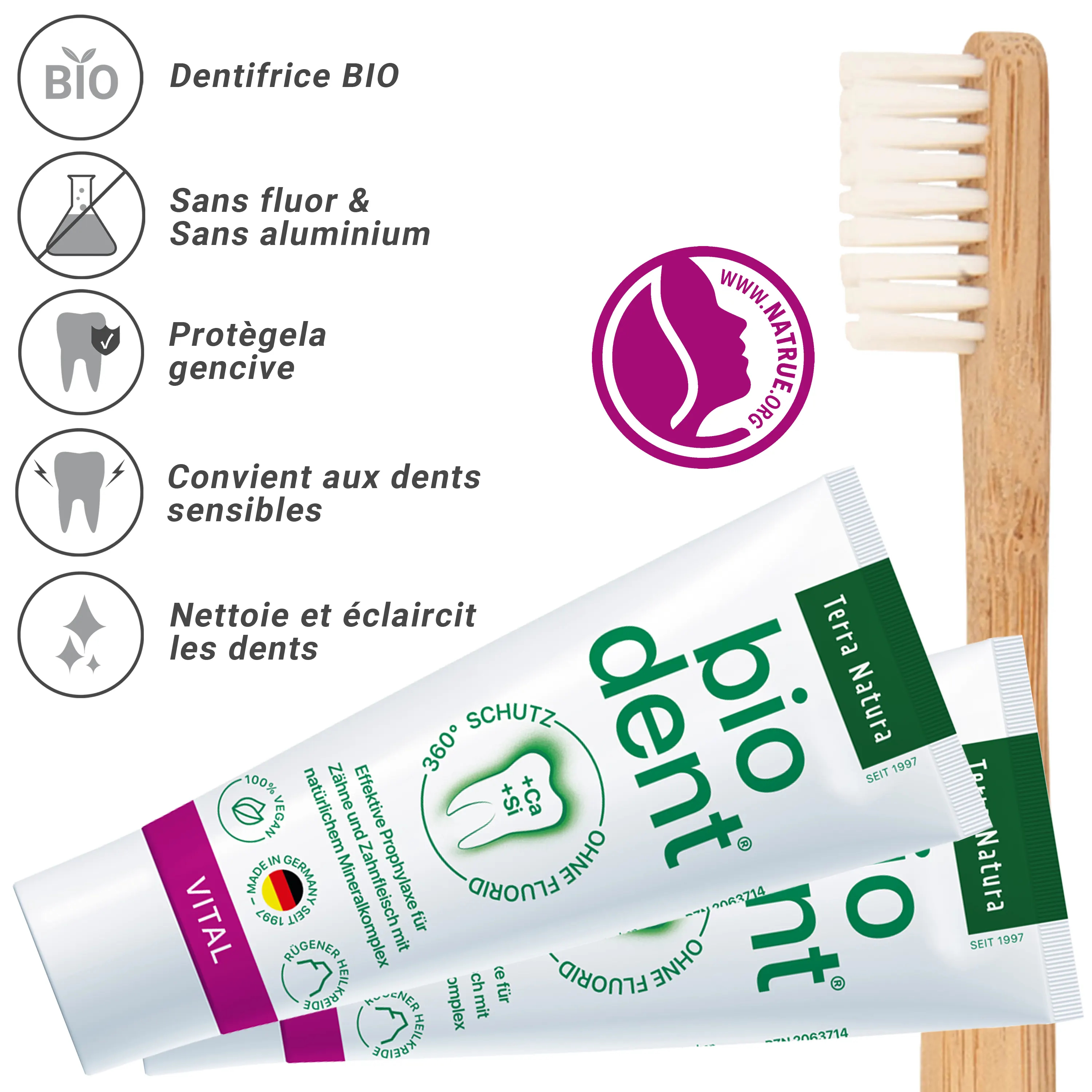 Dentifrice sans fluor - Avantages des dentifrices sans fluor