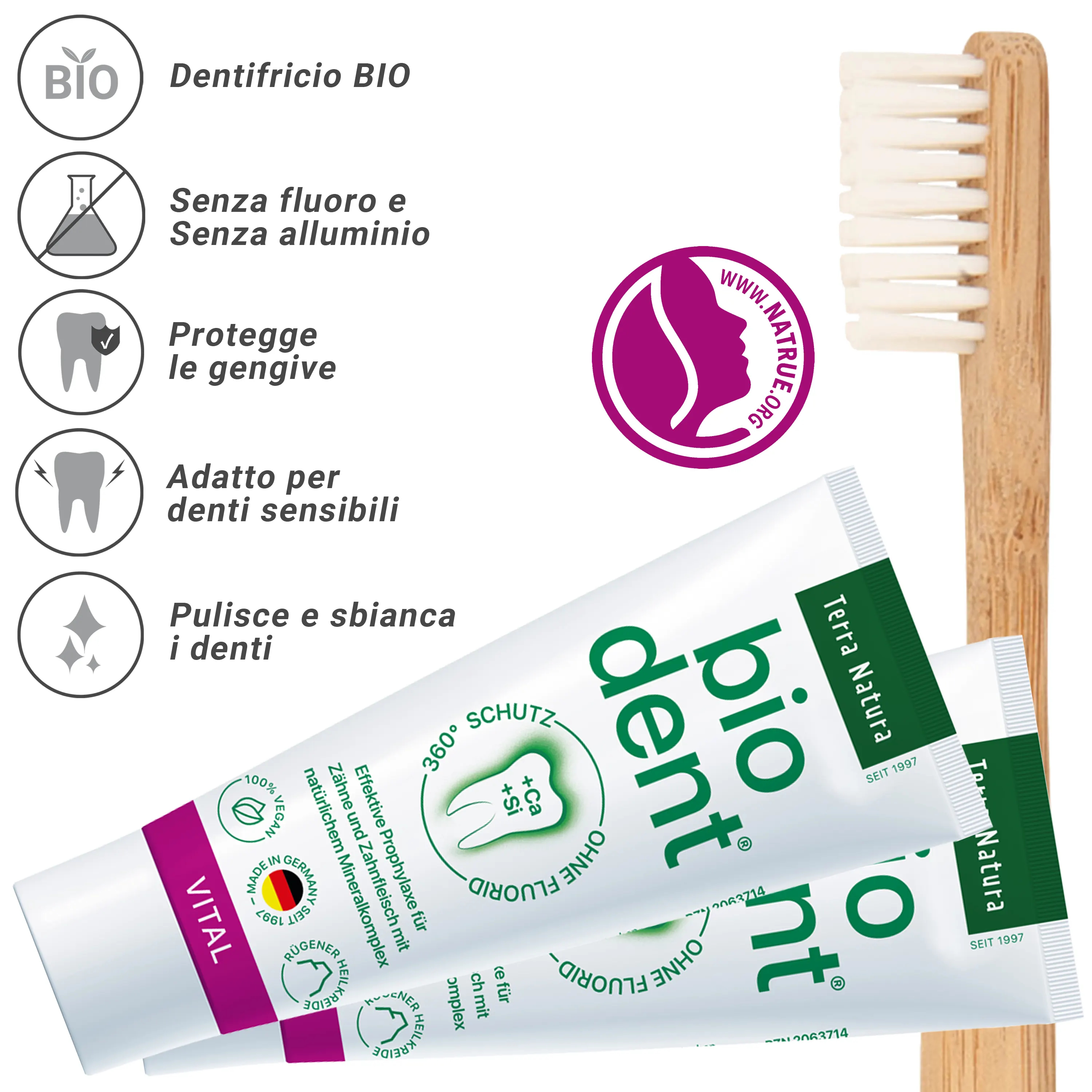 Dentifricio senza fluoro - Vantaggi dei dentifrici senza fluoro.