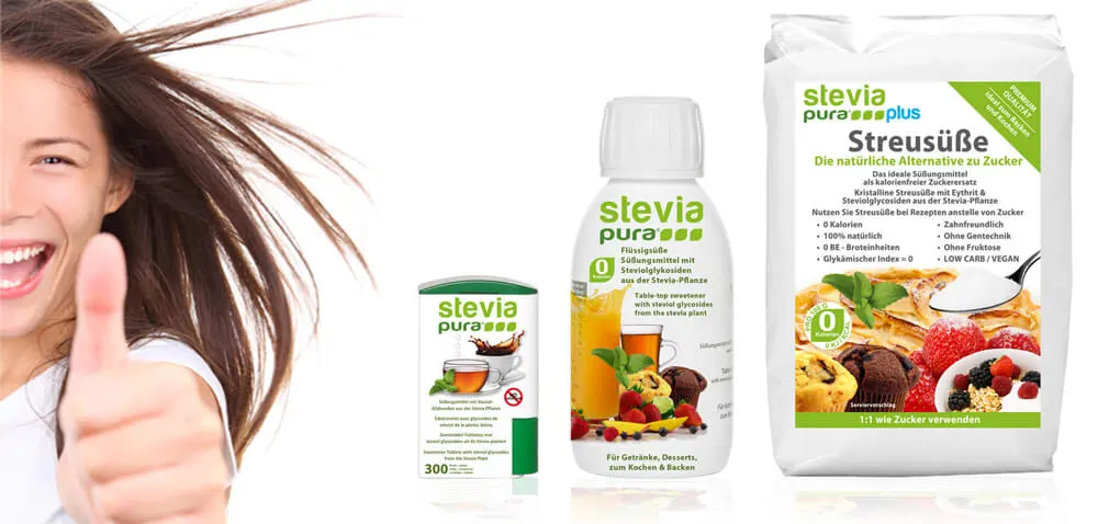 steviapura - Die innovativen Süßungsmittel ohne Zucker