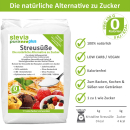Stevia et Érythritol | steviapuraPlus | Édulcorant 1:1 - Granulé - Substitut de Sucre 100 % Naturel | 1000g