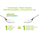 Streusüße mit Erythrit und Stevia | Zuckerersatz | steviapuraPlus | 1000g