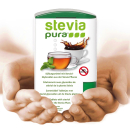 300 Compresse di Dolcificante Stevia Dosatore | Ricaricabili | Dispenser di Stevia in Compresse