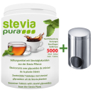 5000 Stevia Zoetjes Navulling + Roestvrijstalen | RVS - Zoetjes Dispenser