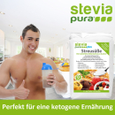 Streusüße mit Erythrit und Stevia | Zuckerersatz | steviapuraPlus | 2x1kg