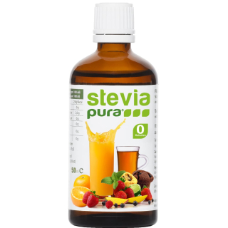 Stévia Édulcorant Liquide | Gouttes Liquide de Stévia Pure | Stévia Liquide | 50ml