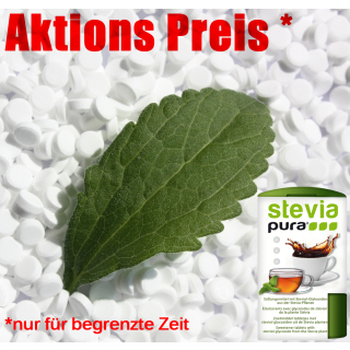 7000 Stevia en Comprimidos Edulcorante | Recarga | Stevia Pastillas + Dosificador