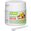 Reines hochkonzentriertes Stevia Extrakt - Rebaudiosid-A 98% | inkl. Dosierlöffel | 50g