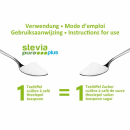 Adoçante em Pó Stevia Cristalina | Substituto do Açúcar | Adoçante em Pó com Eritritol e Stevia | 10x1kg