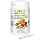 Reines hochkonzentriertes Stevia Extrakt - 95% Steviol Glykoside - 60% Rebaudiosid-A | inkl. Dosierlöffel | 100g