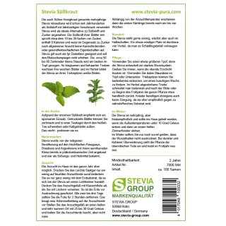 Poudre de Stévia Vert > 100% Naturel < Feuille de Stévia Moulue - Ach,  37,75 €