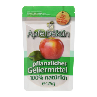 Apple Pectine Poeder | 100% Puur | Alternatief voor Gelatine | 10x125g