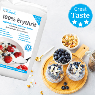 World of Confectioners - Erythritol - sugar substitute without calories - 1  kg - Carino® - Sugar - Raw materials