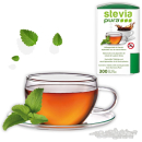 3x 300 Stevia Comprimidos | Adoçante Stevia Doseador | Recarregável | Pastilhas de Stevia